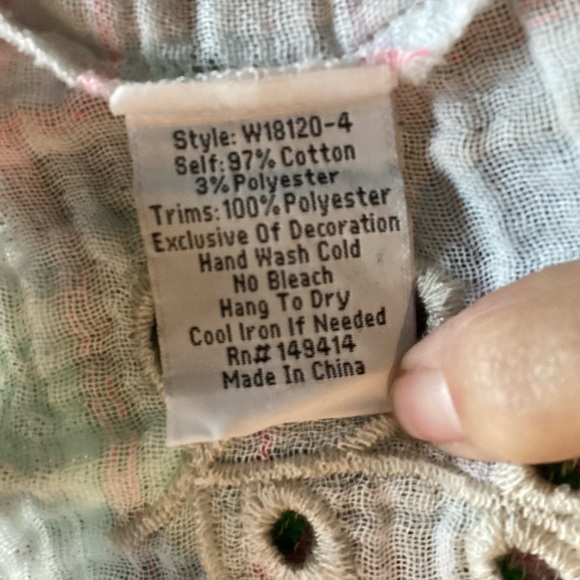 Johnny Was Lidia Effortless Peasant Top Med - Picture 5 of 9